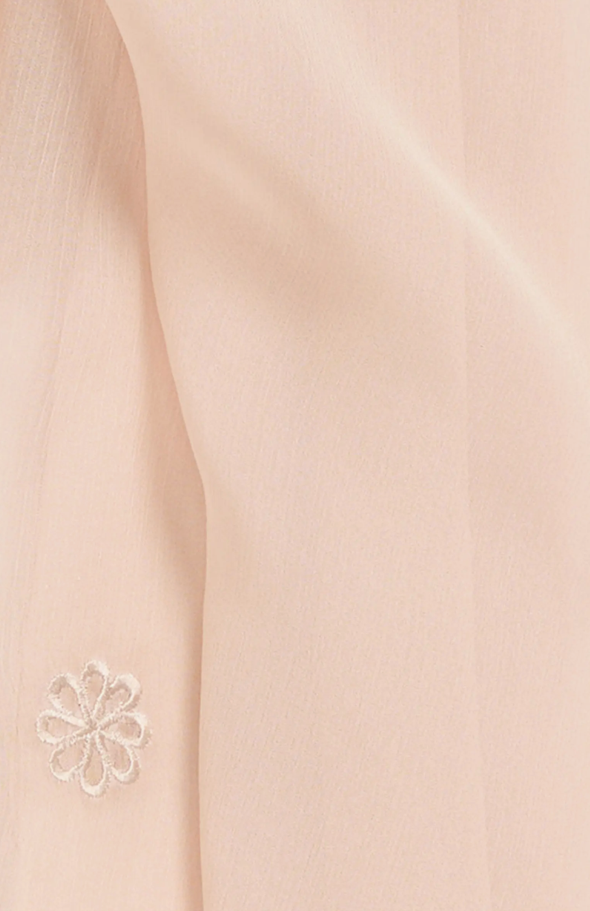 Pink Masterpiece Paint | Silk & Chiffon Long Scarf