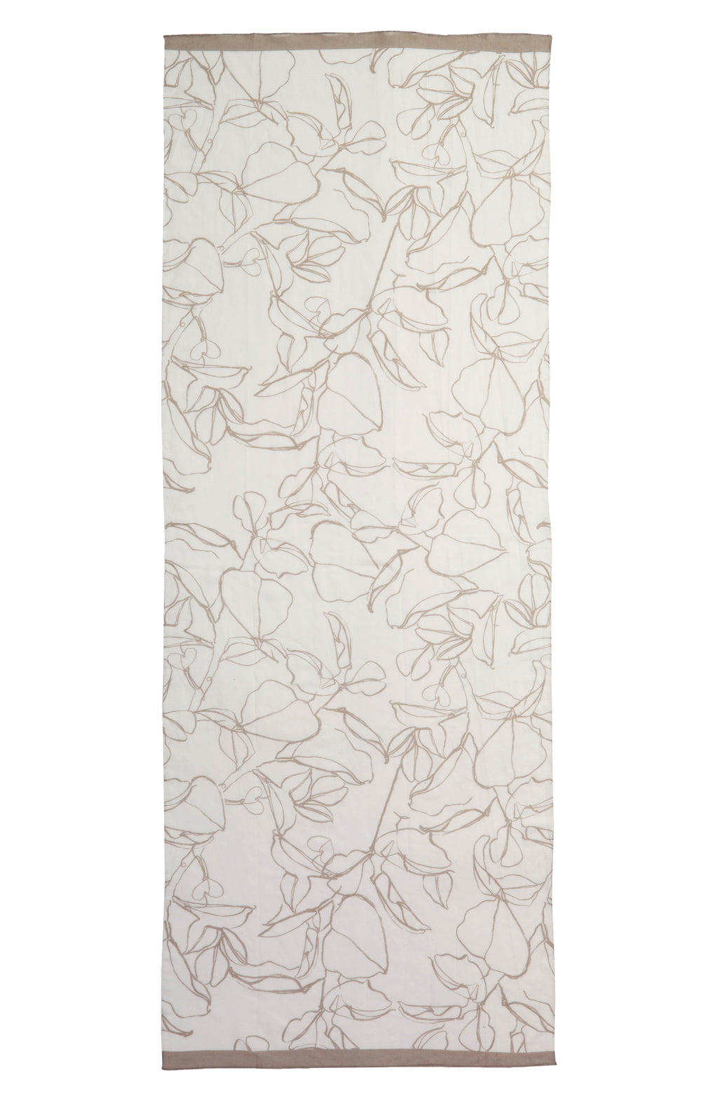Ivory Floral Stroke | Organic Cotton and Silk